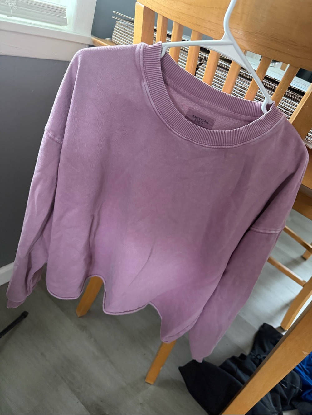 American Eagle Outfitters Mauve Crewneck Sweatshirt - Women